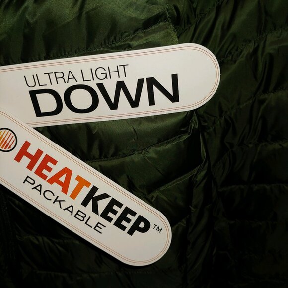 Women's Heatkeep Packable Down Jacket, Size XXL, Verval Green - Picture 3 of 4